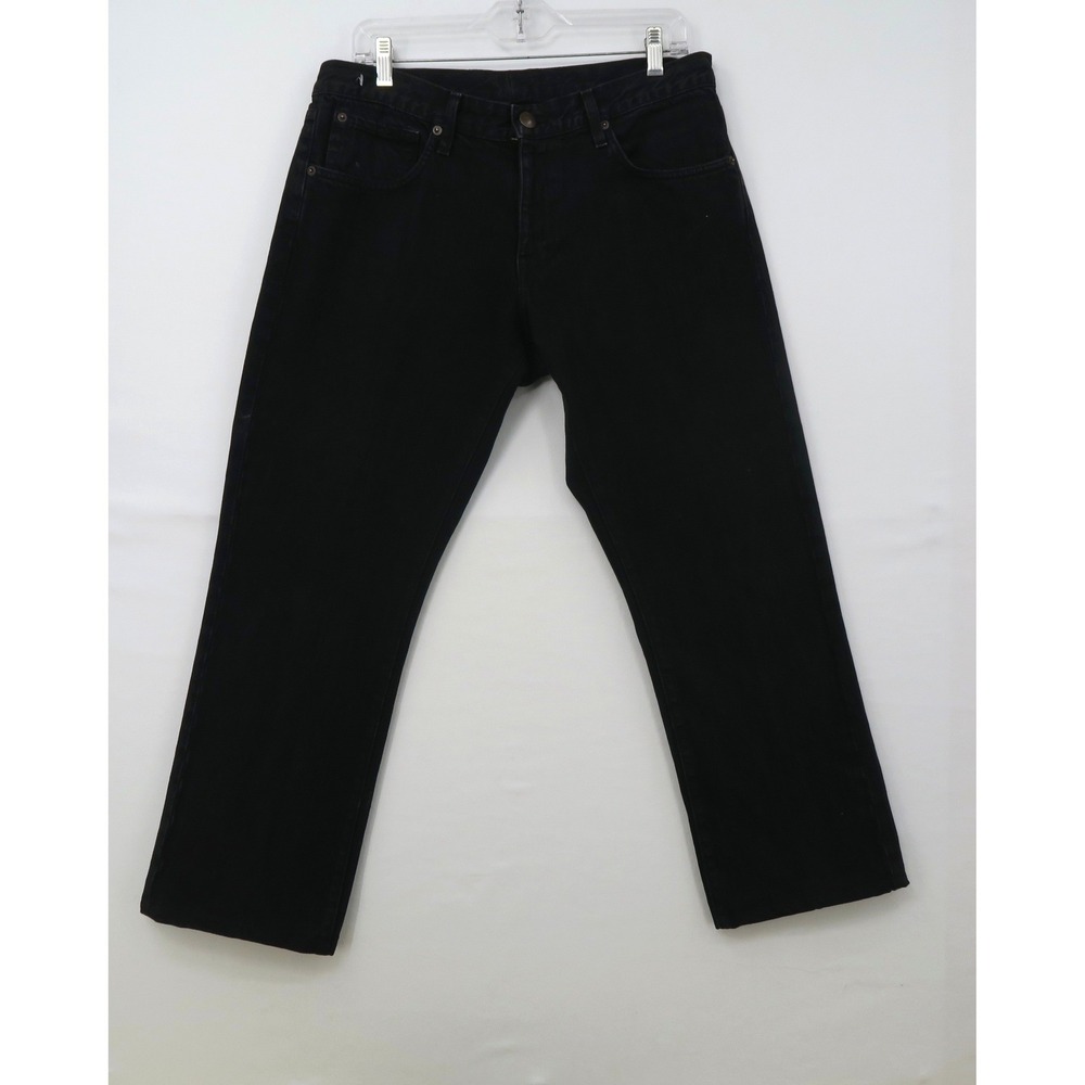 Agave Denim Gringo Classic Straight Jean Men Double Black Sand Made in USA 31X27